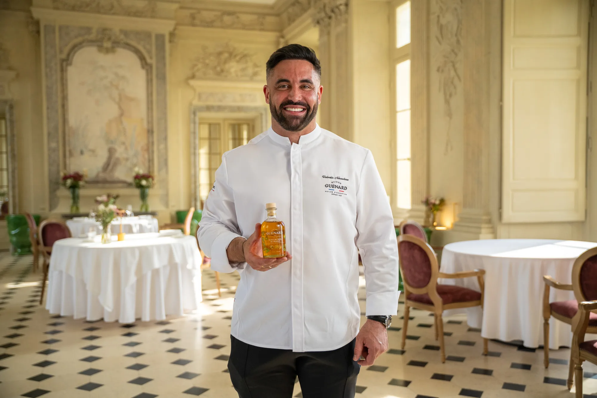 Valentin Néraudeau et Maison Guénard – Partenariat gastronomique autour des huiles françaises et de créations culinaires.