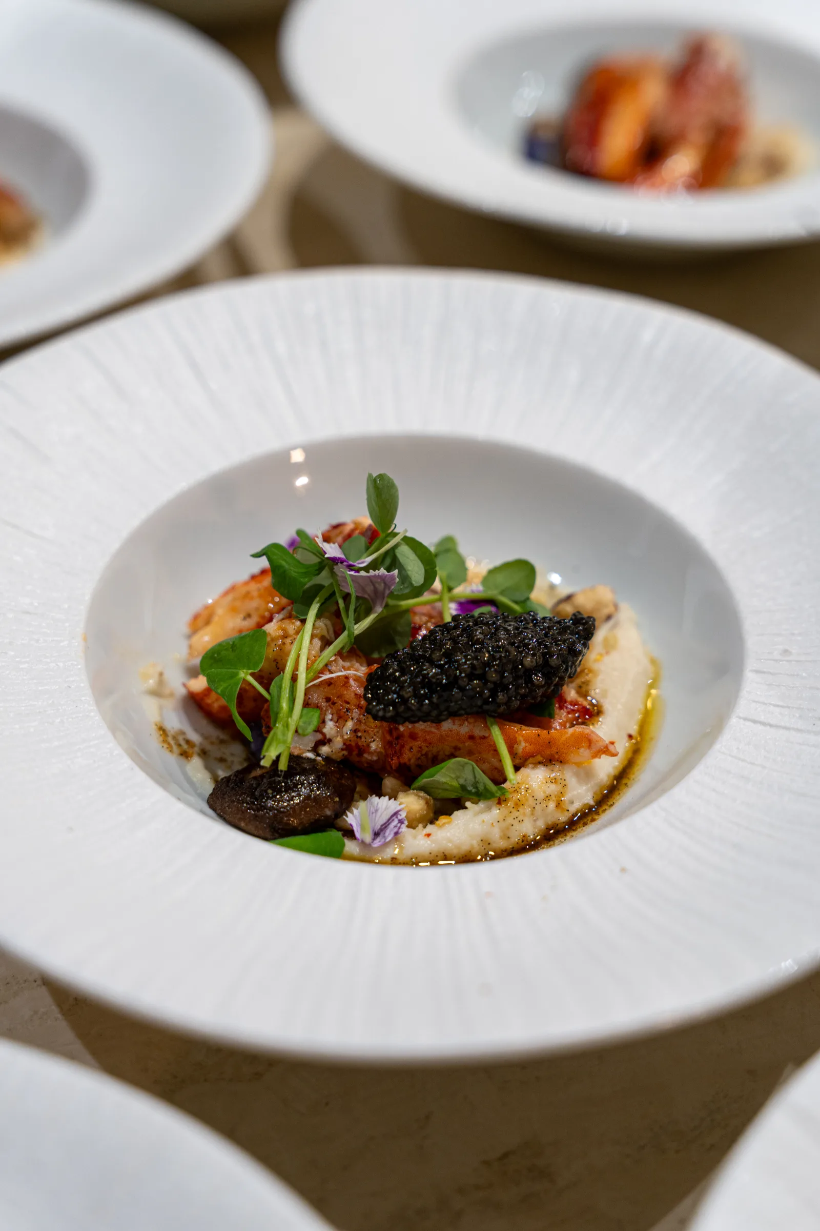 Plat imaginé par le chef Valentin Neraudeau
